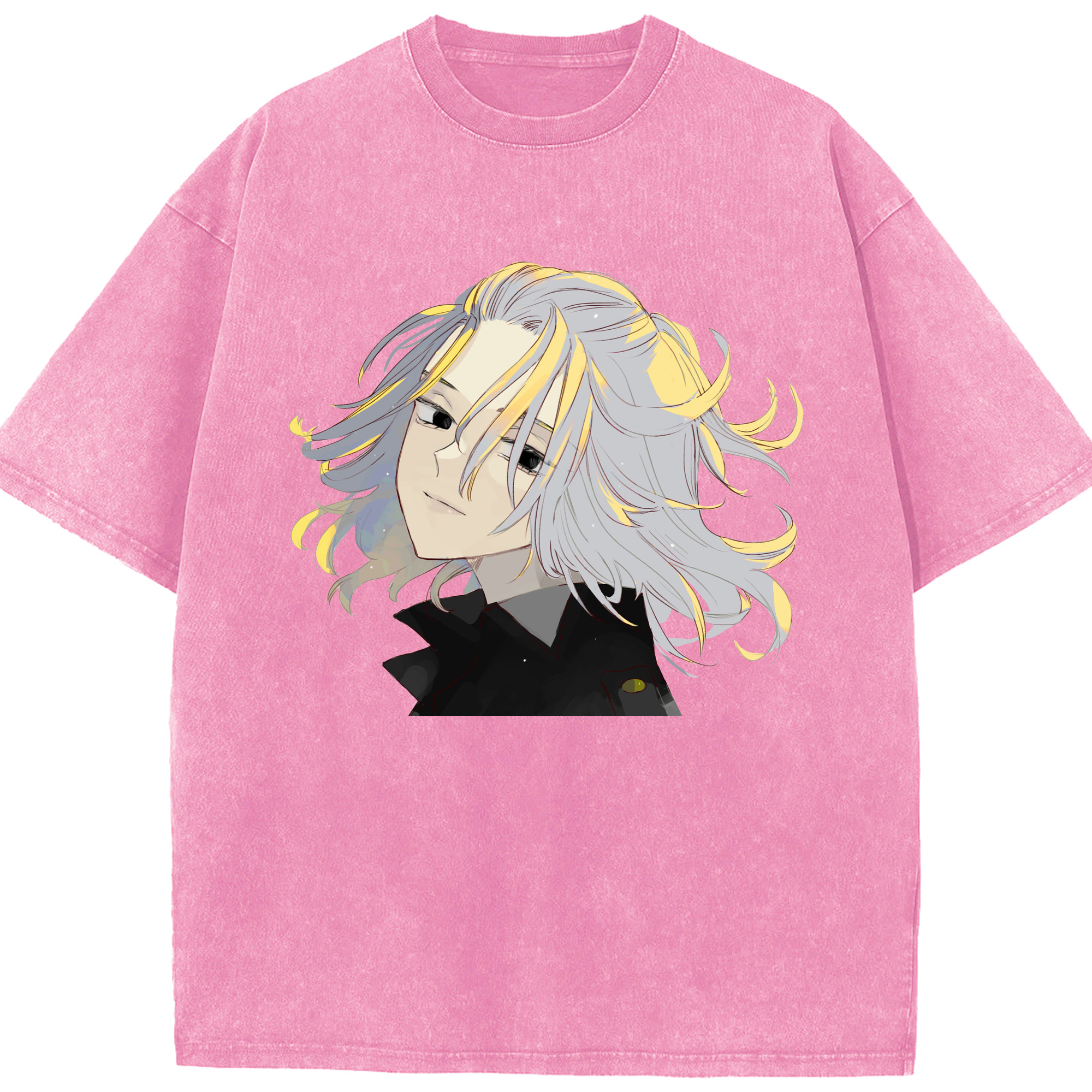 （画像用） 東京リベンジャーズ Tokyo Revengers 綿100% ヴィンテージ風 半袖Tシャツ（フロントプリント）